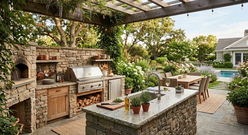 Outdoor Kitchen Renovation in Houston, TX