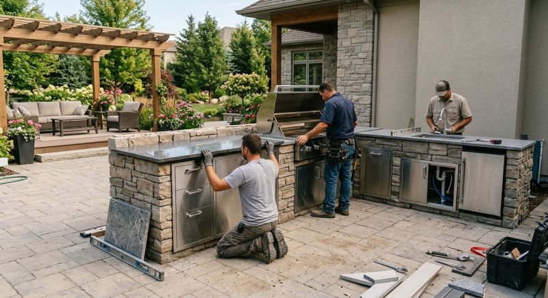 Outdoor Kitchen Renovation in Alpharetta, GA